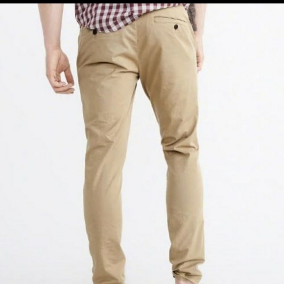 Abercrombie & Fitch men's flex super skinny stretch pant - Picture 5 of 6